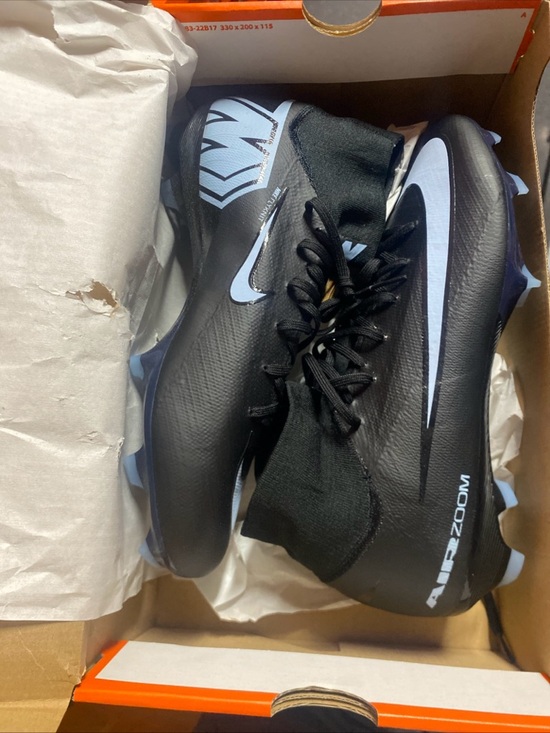 Nike Zoom Superfly 10 Pro FG Black /Ice Blue Size US 10 Soccer Cleats main image 4